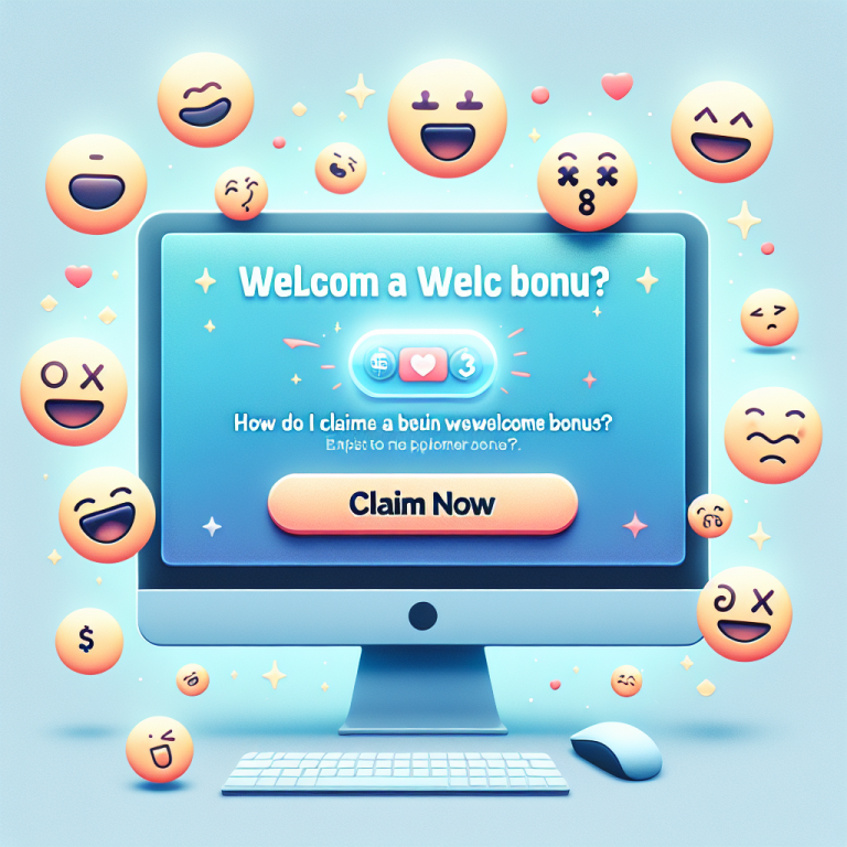 How do I claim a welcome bonus?